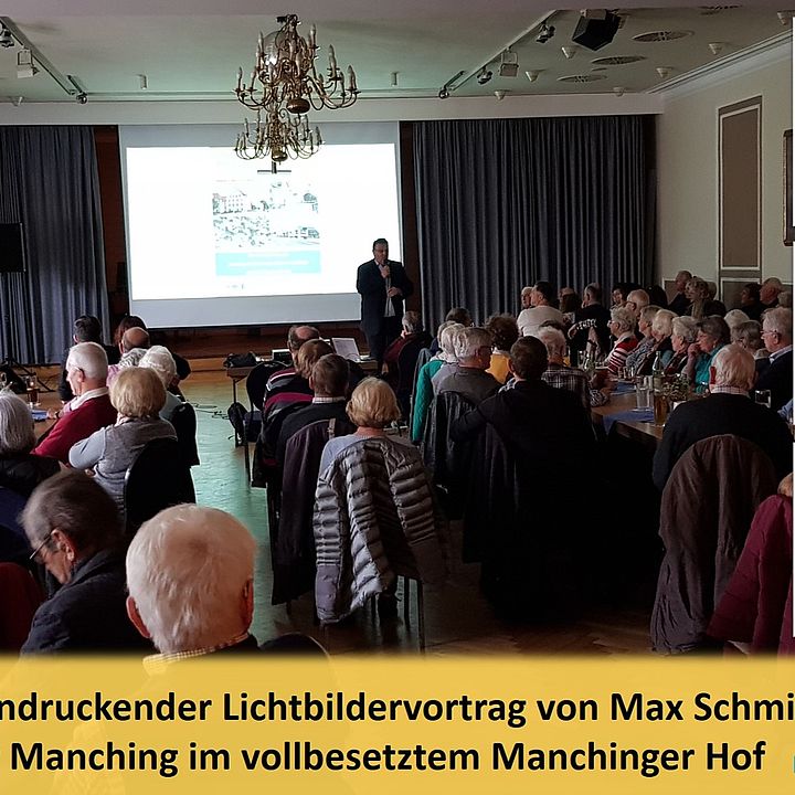 Beeindruckender Lichtbildervortrag von Max Schmidtner über Manching 
