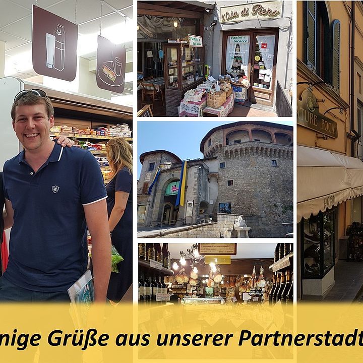Sonnige Grüße aus unserer Partnerstadt Castelnuovo di Garfagnana